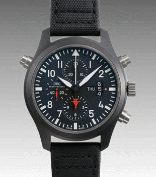 IWC スーパーコピー時計 パイロットウォッチ　ダブルクロノグラフ・トップガン IW379901