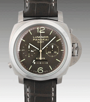 パネライスーパーコピールミノール１９５０　８デイズクロノ　モノプルサンテＧＭＴ PAM00311