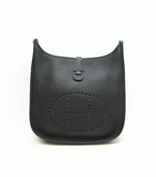 HERMES（エルメス）エヴリン3（トロワ）PM ショルダーバッグO刻/ﾌﾞﾗｯｸ/S金具