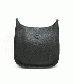 HERMES（エルメス）エヴリン3（トロワ）PM ショルダーバッグO刻/ﾌﾞﾗｯｸ/S金具