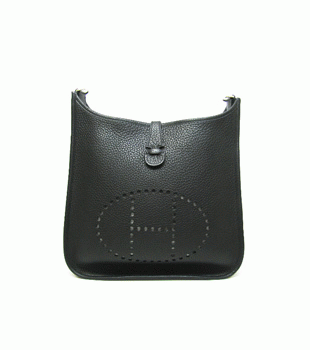 HERMES（エルメス）エヴリンPM 金具：シルバー I刻/ﾌﾞﾗｯｸ/S金具