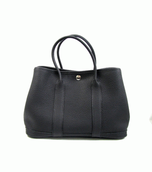 HERMES（エルメス）ガーデンTPM ハンドバッグ P刻/ﾌﾞﾗｯｸ