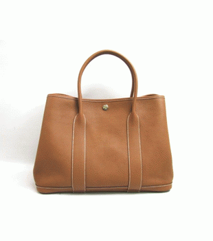 HERMES（エルメス）ガーデンパーティPM O刻/ｺﾞｰﾙﾄﾞ