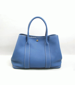 HERMES（エルメス）ガーデンパーティPM ｱｽﾞｰﾙ/O刻