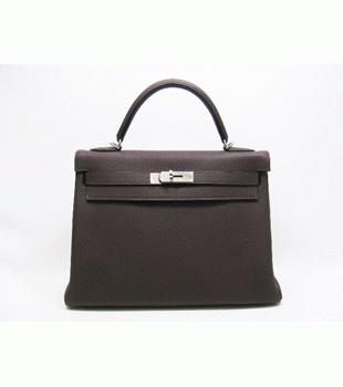 HERMES（エルメス）ケリー32 ハンドバッグ O刻/ｼｮｺﾗ/S金具