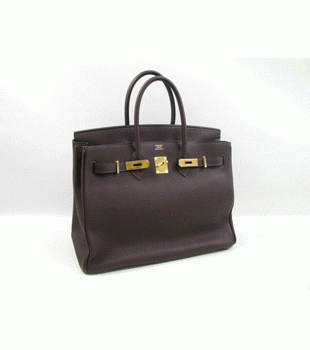 HERMES（エルメス）バーキン35 ｼｮｺﾗ･M刻･G金具