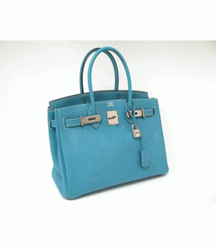 HERMES（エルメス）バーキン30 ﾌﾞﾙｰｼﾞｰﾝ･E刻･S金具