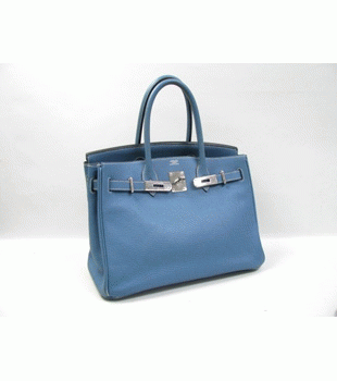 HERMES（エルメス）バーキン30 H刻/ﾌﾞﾙｰｼﾞｰﾝ/ｼﾙﾊﾞｰ