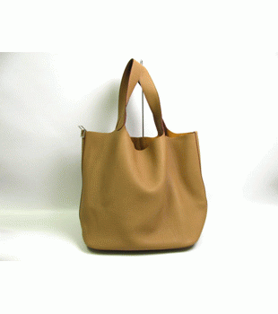 HERMES（エルメス）ピコタンロックTGM N刻/SIL/ﾀﾊﾞｯｸｷｬﾒﾙ