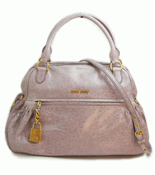 MIUMIU ミュウミュウ 2Wayバッグ レディース ショルダーストラップ付き レザー オパールピンク RR1424 NAPPA CHARM OPALE