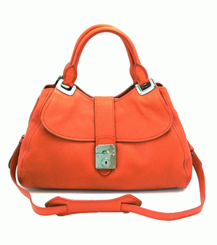 MIUMIU ミュウミュウ 2Way ショルダーバッグ レディース  レザー パパヤオレンジ RN0779 MADRAS PAPAYA