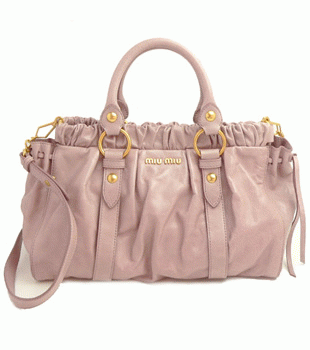 ミュウミュウ miumiu ハンドバッグ ショルダーストラップ付き 2WAY ナナメガケショルダー チェリー(MUGHETTO) RT0383 VIT.LUX
