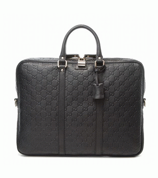 グッチ ブリーフケース NERO GUCCI/グッチ 2012年春夏新作UNISEX BRIEFCASES南京錠付きビジネスバッグ 201480 BNX1G 1000