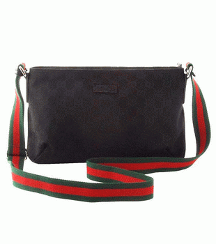 GUCCI/グッチ 2012年春夏GUCCI ORIGINAL定番キャンバスGG柄シグネチャーウェブスモールショルダーバッグ 189749 F4F5R 1060