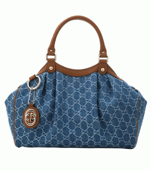 GUCCI/グッチ -SUKEY定番キャンバスGG柄Gチャーム付きミディアムトートバッグ 211944 FQY1G 8692