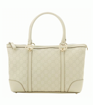 GUCCI/グッチ -LOVELY定番キャンバスGG柄ハートシェープディテールスモールトートバッグ 257069 AA61G 9022