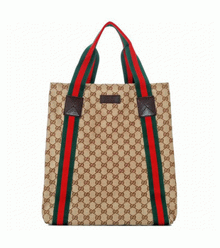 GUCCI/グッチ 2012年春夏定番キャンバスGG柄スモールトートバッグ 189669 F4FOR 9791