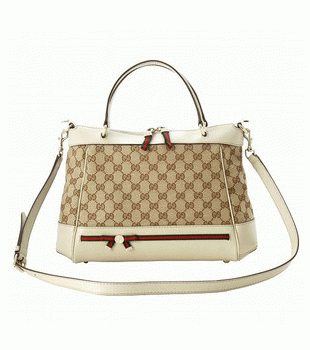 GUCCI/グッチ MAYFAIR定番キャンバスGG柄Gディテールシグネチャーウェブスモールハンドバッグ 269894 FFKPG 8420