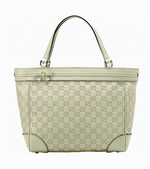 GUCCI/グッチ 2012年春夏MAYFAIRグッチシマGG柄ボウディテールミディアムトートバッグ 257061 AA61G 9022