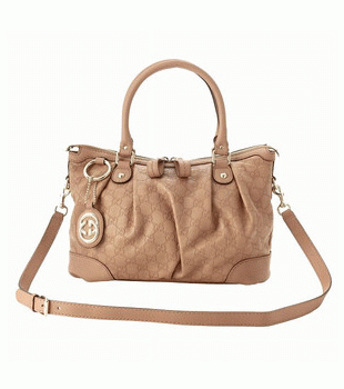 GUCCI/グッチ SUKEYグッチシマGG柄Gチャーム付きミディアムトートバッグ 247902 AA61G 2729