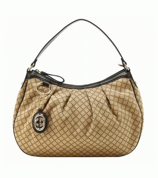 GUCCI/グッチ 2012年春夏SUKEYディアマンテ柄Gチャーム付きミディアムトートバッグ 232955 FAGEG 9769