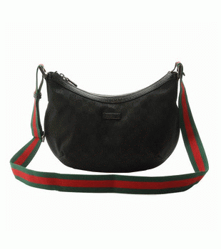 GUCCI/グッチ 2012年春夏GUCCI ORIGINAL定番キャンバスGG柄斜め掛けミディアムショルダーバッグ 181092 F4F5R 1060