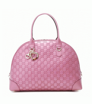 GUCCI/グッチ 2012年春夏新作HEART BITチャーム付きバンブーディテールハンドバッグ 269954 AHB1G 5517