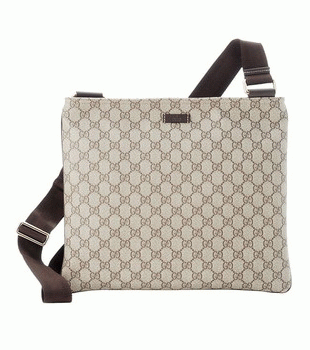 GUCCI/グッチ 2012年春夏定番キャンバスGG柄斜め掛けショルダーバッグ 201446 FCIGG 8588