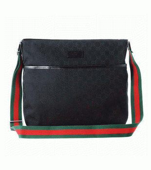 GUCCI/グッチ 2012年春夏GUCCI ORIGINAL定番キャンバスGG柄シグネチャーウェブショルダーバッグ 189751 F4F5R 1060