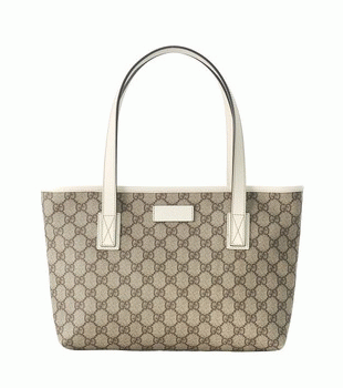 GUCCI/グッチ 2012年春夏TOTE SM ZIP CLOSUREコーティングキャンバスGG柄スモールトートバッグ 211138 FCIER 9761