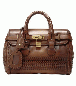 GUCCI/グッチ HANDMADEウーブンウェブディテールミディアムハンドバッグ 263945 ANG6A 2035