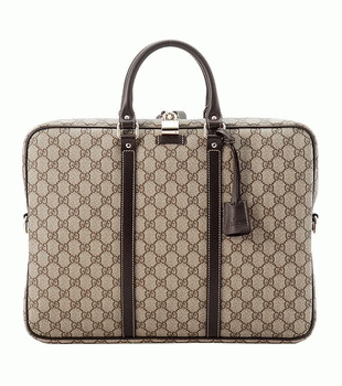 GUCCI/グッチ 2012年春夏JOYコーティングGG柄南京錠付きビジネスバッグ 201480 FCIEG 9643