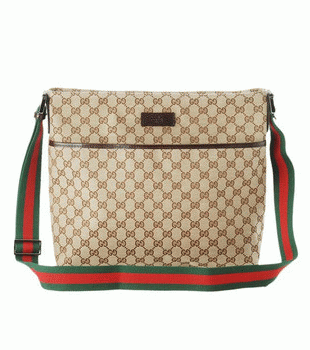 GUCCI/グッチ 2012年春夏定番キャンバスGG柄オリジナルショルダーバッグ 189751 F4F5R 9791