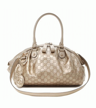 GUCCI/グッチ 2012年春夏新作SUKEYチャーム付きミディアムボストンバッグ 223974 AHB1G 9504