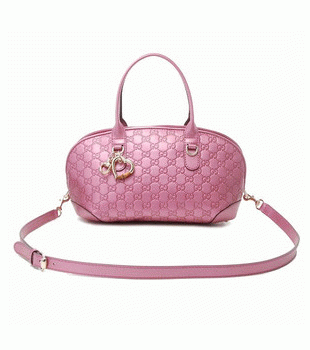 GUCCI/グッチ 2012年春夏新作HEART BITチャーム付きバンブーディテールハンドバッグ 269955 AHB1G 5517