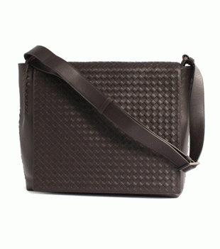 Bottega Veneta/ボッテガ・ヴェネタ  カーフレザー ショルダーバッグ ダークブラウン 221065V46512040