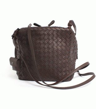 Bottega Veneta/ボッテガ・ヴェネタ  ラムスキン ショルダーバッグ ダークブラウン 255693V00162072