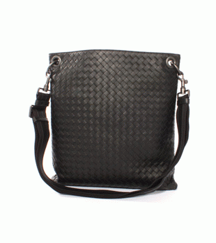 Bottega Veneta/ボッテガ・ヴェネタ  カーフレザー ショルダーバッグ ブラック 161623V465C1000