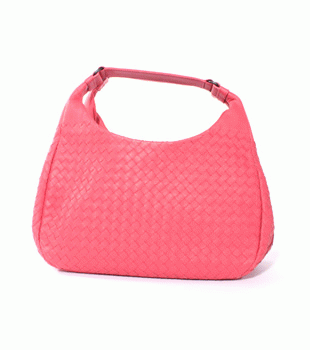 【2010年秋冬モデル】Bottega Veneta/ボッテガ・ヴェネタ  ラムスキン ショルダーバッグ アンティークピンク 125787V00166677