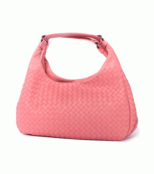 【2010年秋冬モデル】Bottega Veneta/ボッテガ・ヴェネタ  ラムスキン ショルダーバッグ ペタルピンク 125787V00166678