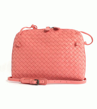 Bottega Veneta/ボッテガ・ヴェネタ  ラムスキン ショルダーバッグ ペタルピンク 245354V00166678【2010年秋冬モデル】