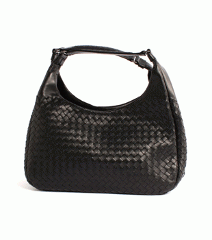 Bottega Veneta/ボッテガ・ヴェネタ  ラムスキン ショルダーバッグ ブラック 125787V00168175