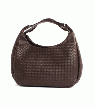 Bottega Veneta/ボッテガ・ヴェネタ  ラムスキン ショルダーバッグ ダークブラウン 125787V00162072