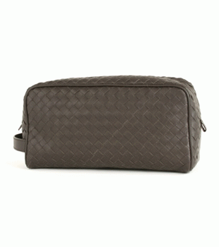 Bottega Veneta/ボッテガ・ヴェネタ カーフレザー セカンドバッグ ダークブラウン 174361V46512040