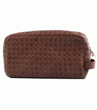 Bottega Veneta/ボッテガ・ヴェネタ カーフレザー セカンドバッグ ビターブラウン174361V61412133【2011年秋冬新作】