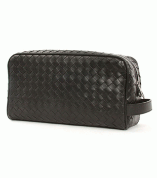 Bottega Veneta/ボッテガ・ヴェネタ カーフレザー セカンドバッグ ブラック 174361V46511000