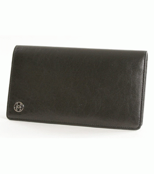 シャネル CCコレクション 長財布 チャコールグレー A33924