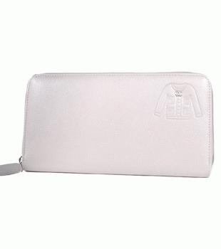シャネル ジャケット 長財布 シルバー A50130