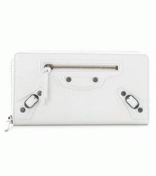 BALENCIAGA/バレンシアガ 2012年春夏CLASSIC CONTINENTAL2つ折り長財布 253036 D940T 9001