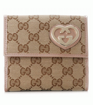 GUCCI/グッチ 2012年春夏新作 LOVELYハートシェープ2つ折り財布 245727 F4C2G 8594